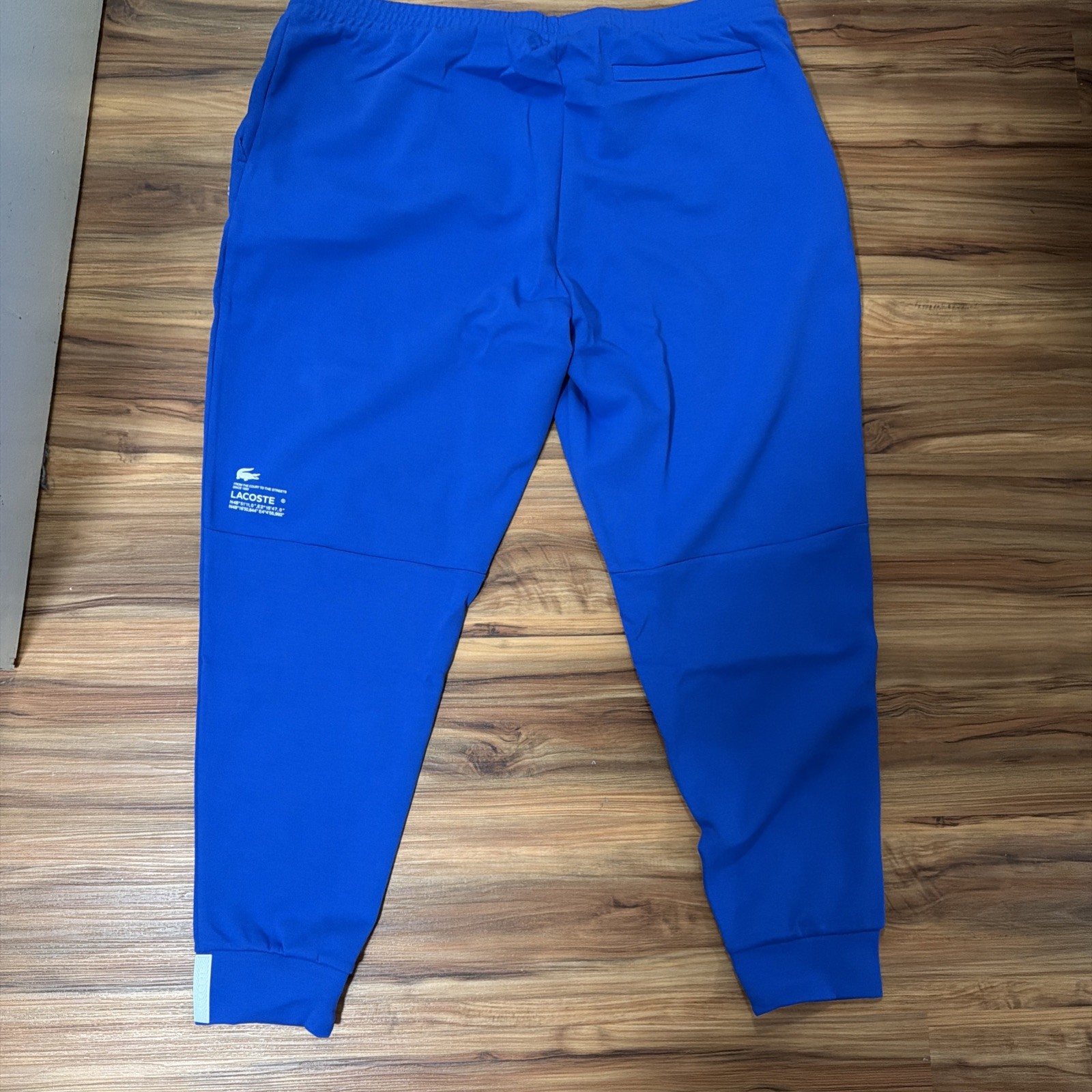 Lacoste Men's Active Slim Fit Oversized Track Pants Blue thumbnail 7