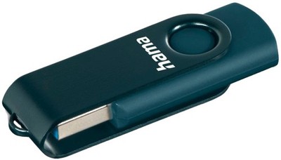 hama USB 3.0 Speicherstick 'Rotate', 64 GB, petrolblau