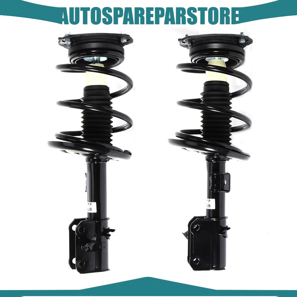 Complete Front Pair Shock Struts & Spring Mounts Set For 2009-2014 ...