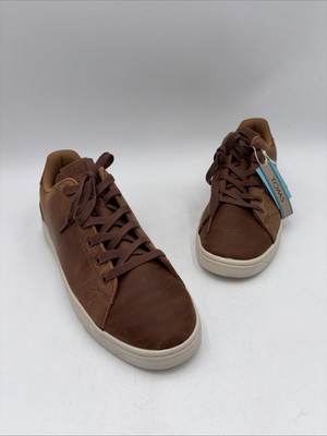 NWOB Men s TOMS TRVL Lite Court Sneakers Brown Size 10.5 M