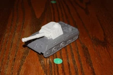 Vintage Marx Dark Gray German #351 Army Tank with Light Gray Turret - MPC