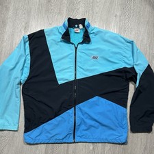 Vintage Nike Colorblock Windbreaker Jacket Mens XL Multicolor Full Zip 80s Vents