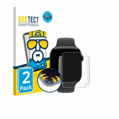 2x Apple Watch Series 11 (46 mm) Displayfolie Full-Cover Schutz