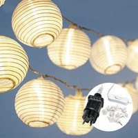 Cozyhome Lampions Lichterkette Stecker - 20 Leds & 7 Meter I 8 Modi & Timer