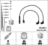 ZüNdleitungssatz Ngk 8921 FüR Daihatsu Cuore Charade G102 G10 G200 G100 G30 G101