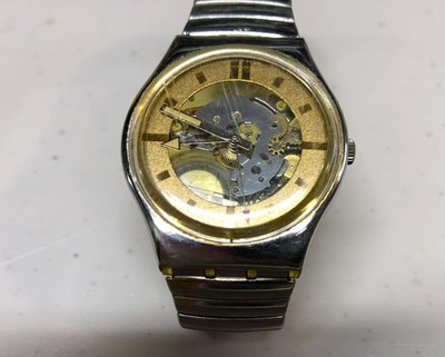 Swatch Skeleton Dial Flex Band 