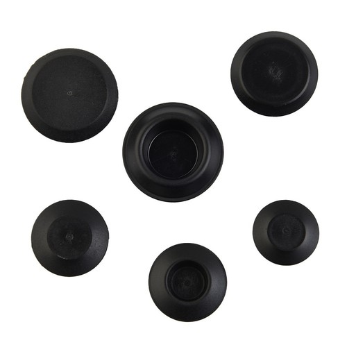 Flush Sheet Metal Hole Plugs 60 Piece Black Plastic Assortment for Car Vehicle - Bild 5 von 24