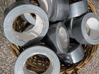13 Silver Gray Duct Tape Rolls Lot - Multiple Rolls, Duct Tape, Model Unbranded — photo 1
