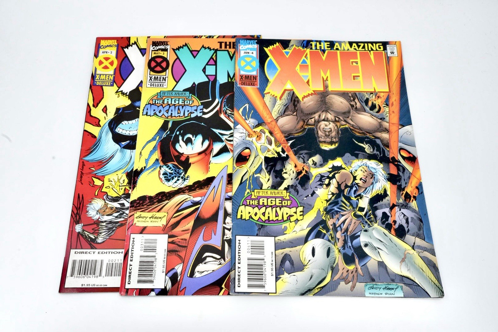 Marvel The Amazing X-Men #1–3 Age of Apocalypse Comics Lot