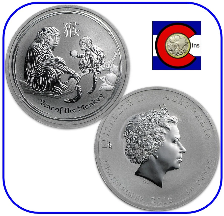 Australian Lunar 1/2 oz Precious Metal Content per Unit 2016