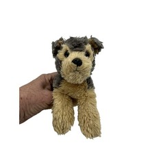 Aurora Puppy Dog Yorkie Plush Tan Gray Yorkshire Terrier 6" Small Stuffed Toy