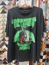 1989 Testament Band Shirt 80s Metal Environmental Holocaust thrash metal Vintage