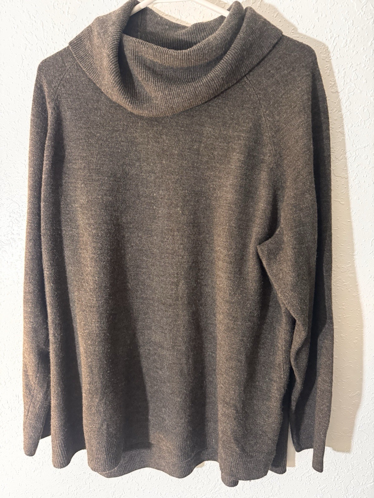 Will Smith Brown Long Sleeve Pullover Sweater Wit… - image 1