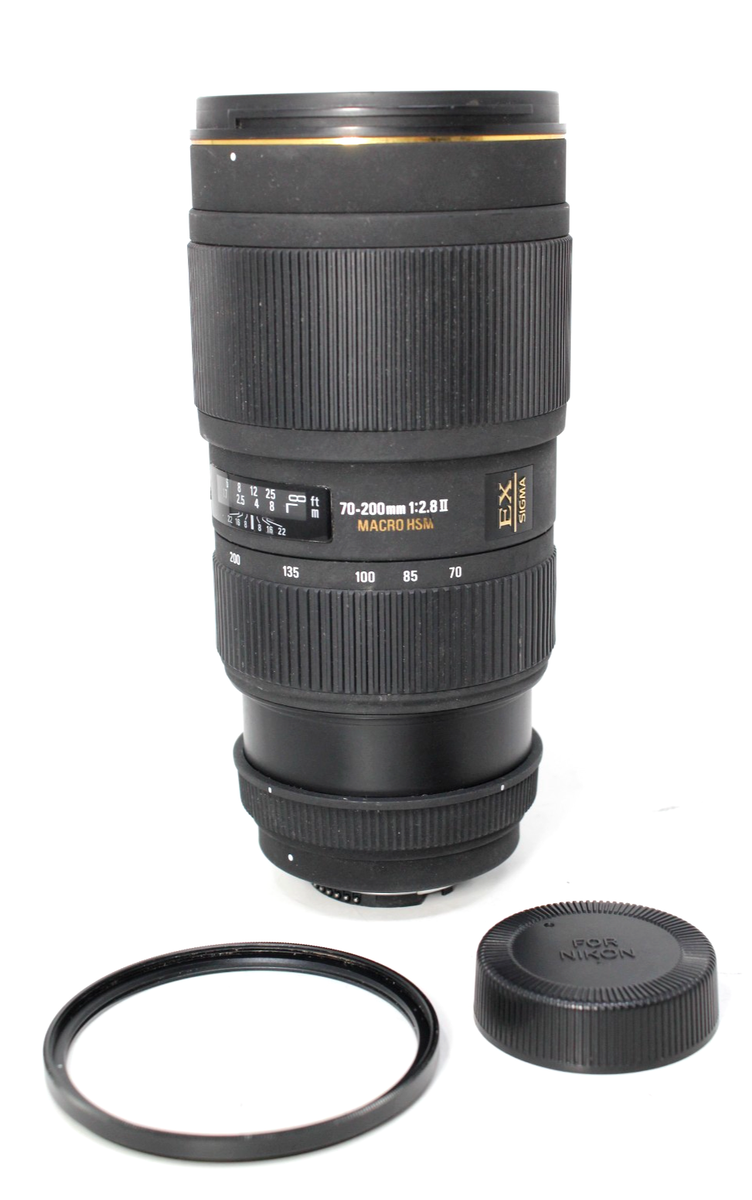 SIGMA 70-200mm f/2.8 II APO DG EX MACRO HSM Lens + UV Filter
