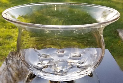 Orrefors Crystal Glass Edvard Hald 1598-931 -- Large 9-3/4'' CENTER SERVING BOWL