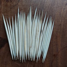 Good Quality 5-6" White Porcupine Quills x5  Restoration/Jewellery/Crafts/Floats