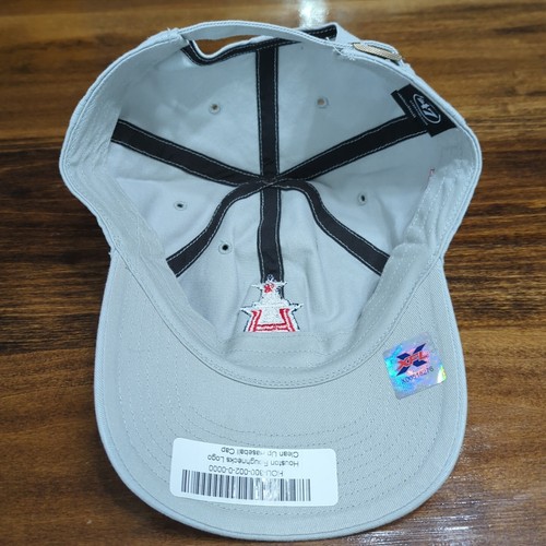 Houston Roughnecks Hat Cap '47 Clean Up Strap Back Men's Gray XFL Football - Picture 8 of 8