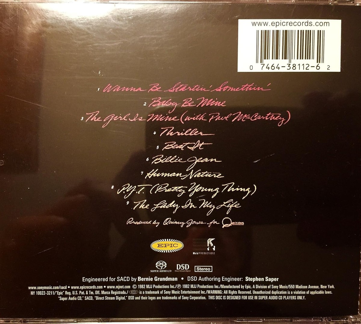 マイケルジャクソン　sacd MICHAEL JACKSON Thriller SACD | eBay