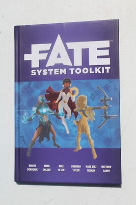 Fate Core System core rulebook USED hardback Evil Hat Productions EHP0005
