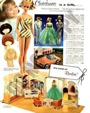 JC Penny Catalog Page For Fashion Queen Barbie Doll Accessories Ad 8x10 Photo