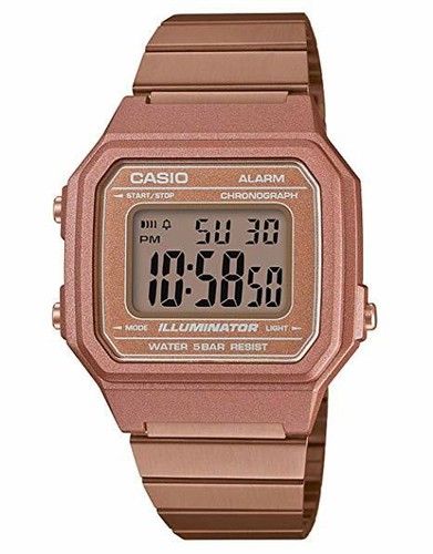 Orologio Donna Casio Vintage Digitale Cinturino Inox color Oro Rosa  B650WC-5AEF | eBay