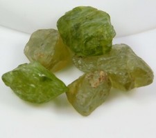 Natural 61.45 Ct Peridot Green Rough Premium Quality Loose Gemstone Lot