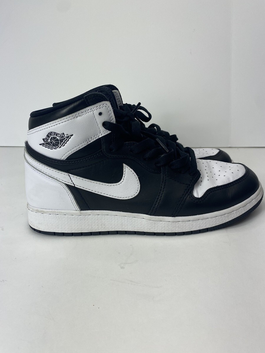 Nike Air Jordan Youth Retro 1 High OG Casual Shoes Black