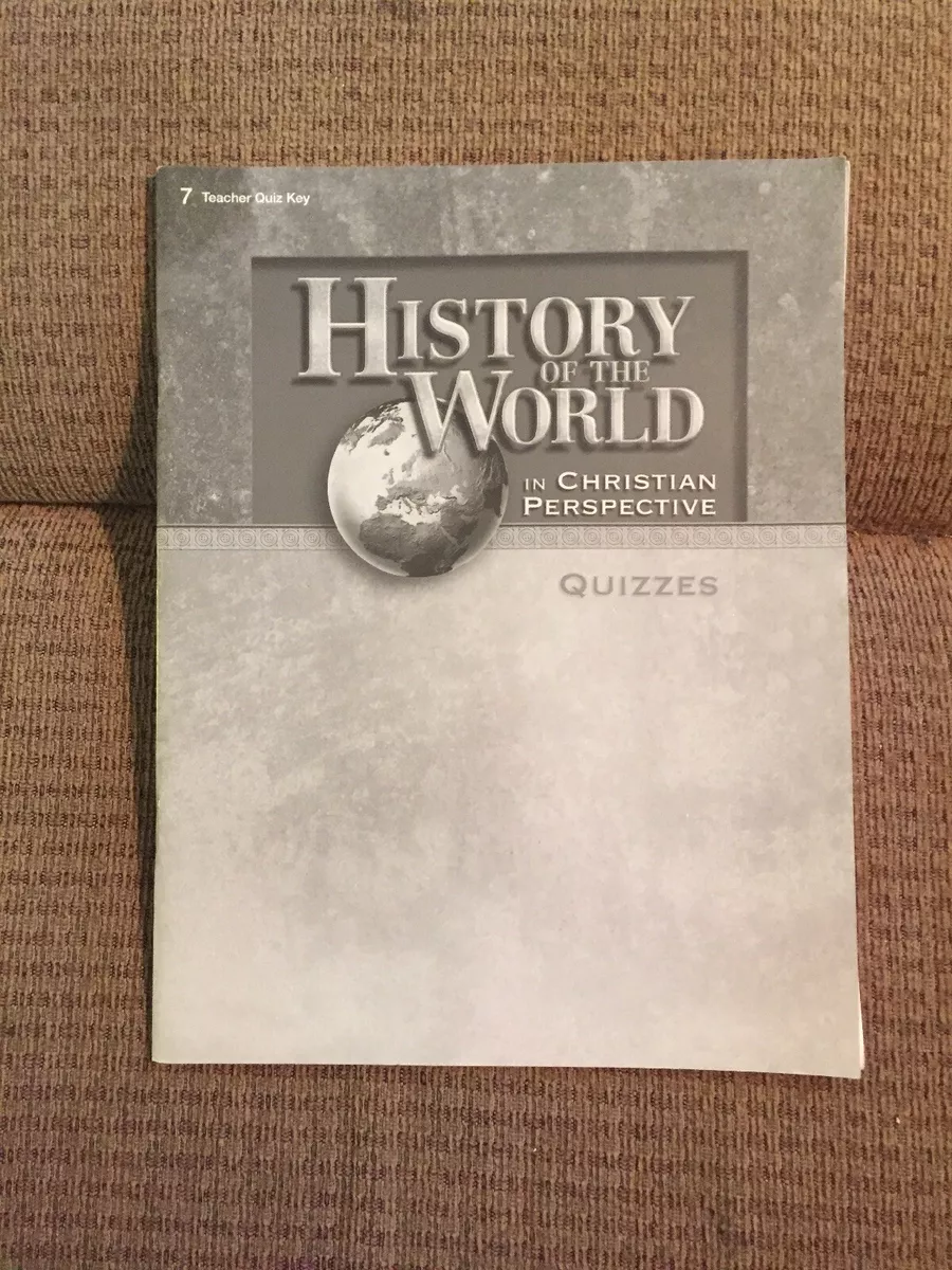 History Of The World In Christian Perspective Abeka Quiz Key