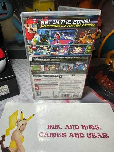 Mario Tennis Aces Electronics - Nintendo Switch Comes With Case And Slip Insert - Picture 4 of 4