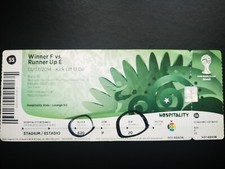 WC TICKET ARGENTINA - SWITZERLAND 01.07.2014 GAME 55