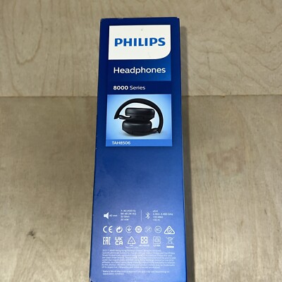 PHILIPS Audio TAH8506BK Over-Ear Wireless Active Noise Cancelling