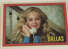 Dallas Tv Show Trading Card #43 Lucy Ewing Charlene Tilton
