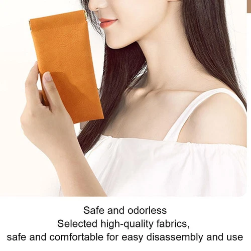 4PC Leather Mouth Snapped Sunglasses Eyeglass Glasses Soft Pouch Bag Pocket HOT - Picture 17 of 24