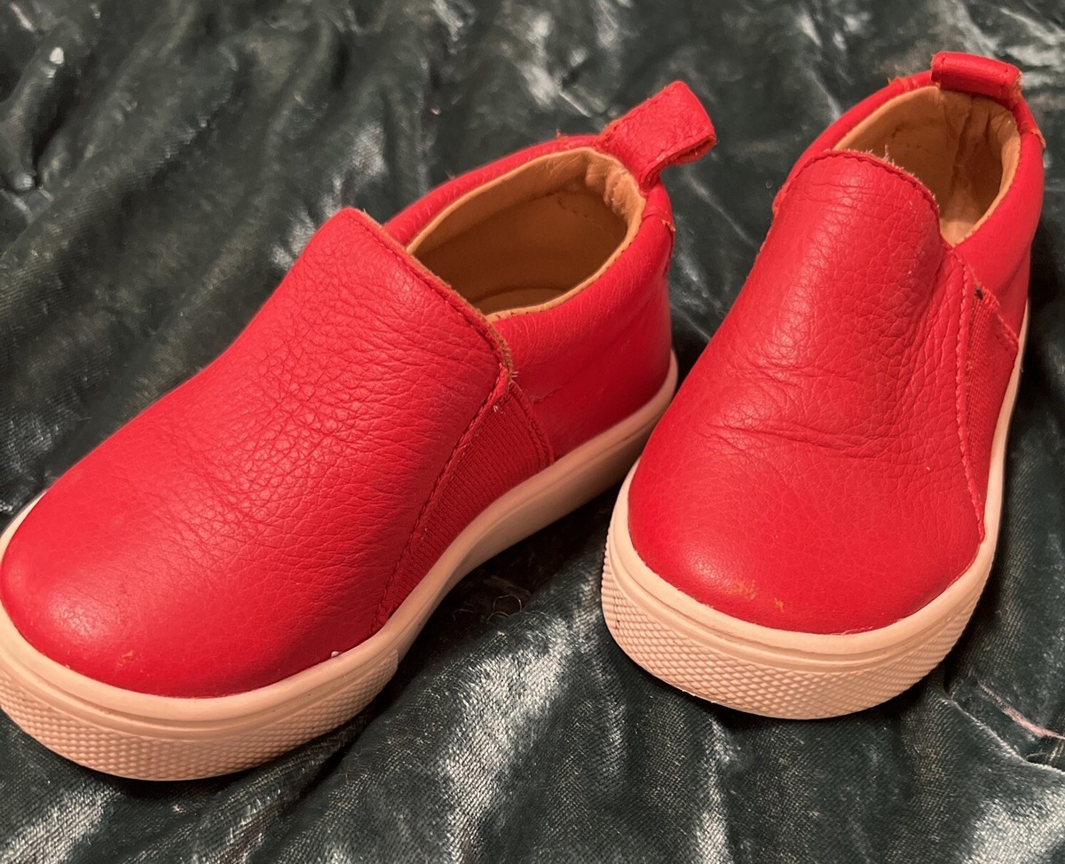 Freshly Picked Red Leather Loafer Toddler Baby Shoes Size Fall Winter