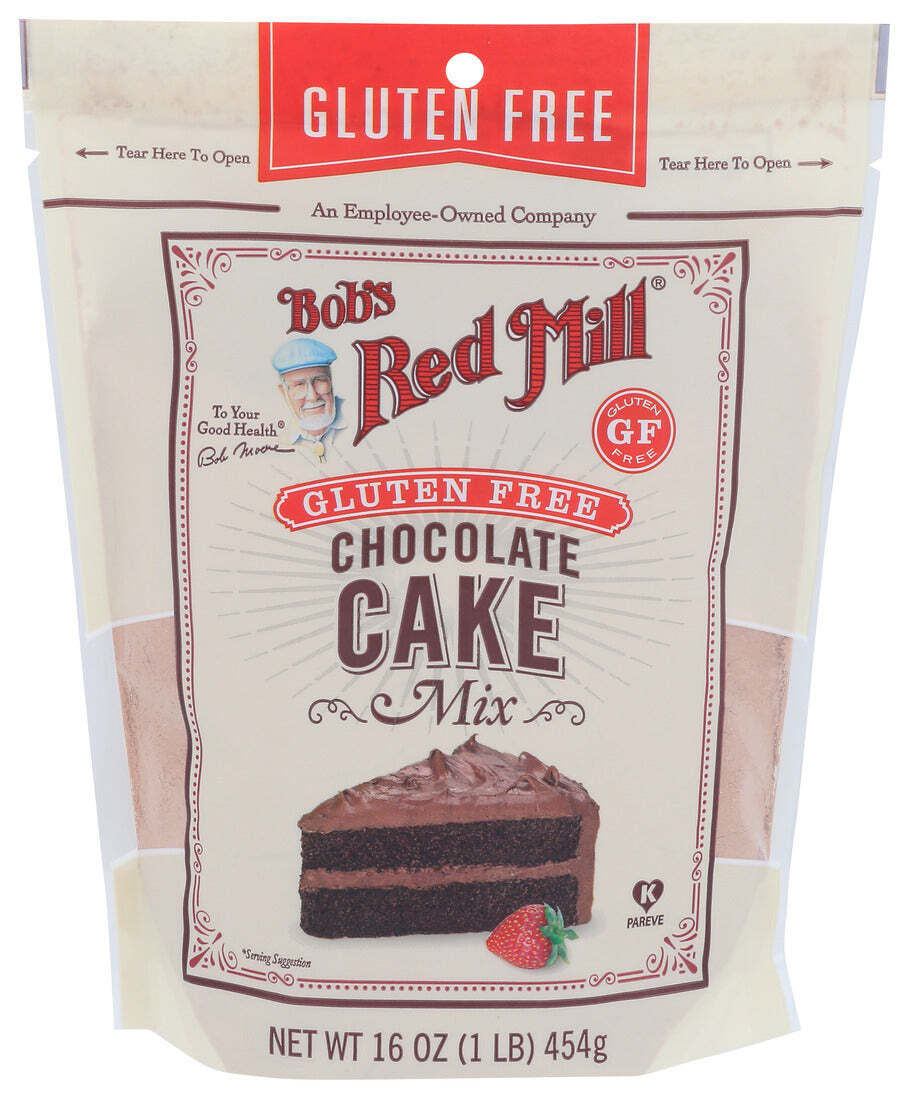 Шоколадная смесь для торта BobS Red Mill без глютена 16 унций Упаковка по 1 штуке 3290₽
