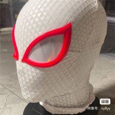 Upgraded Spider-Gwen Mask Gwen Stacy White Helmet Cosplay Costume Accessories