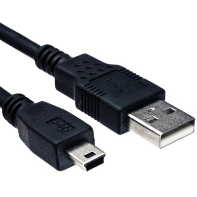 OEM Mini USB Charge Cable ASY-06610-001 Cord 0.9m/3ft BlackBerry
