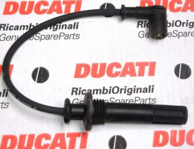 Ducati 4-valve SHORTER original spark plug wire deep boot 16'' long 67110021A