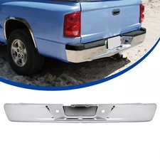 New Chrome Steel Rear Step Bumper Face Bar For 2005-2011 Dodge Dakota Raider New Chrome Steel Rear Step Bumper Face Bar For 2005-2011 Dodge Dakota Raider