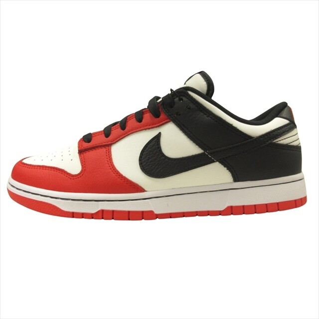 NIKE Men 9.0US   Dunk Low Retro Embedded Nba 75Th/Chicago Emb Sneakers Shoes Red