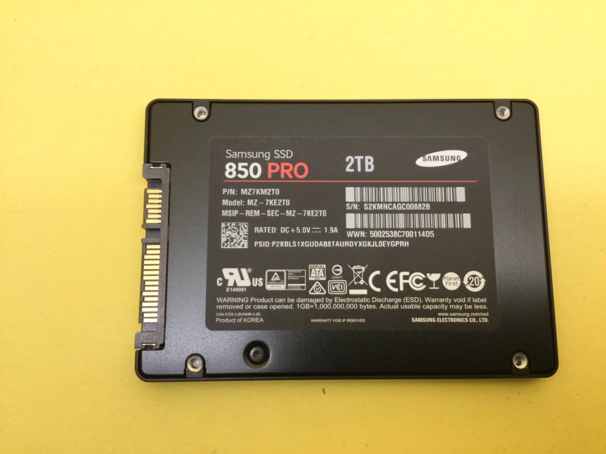 850 pro best sale 2tb