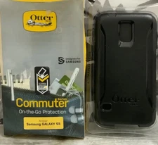 🏯 Otter box Commuter For Samsung Galaxy S5,🆕AS SHOWN‼️DISTRESSED BOX‼️