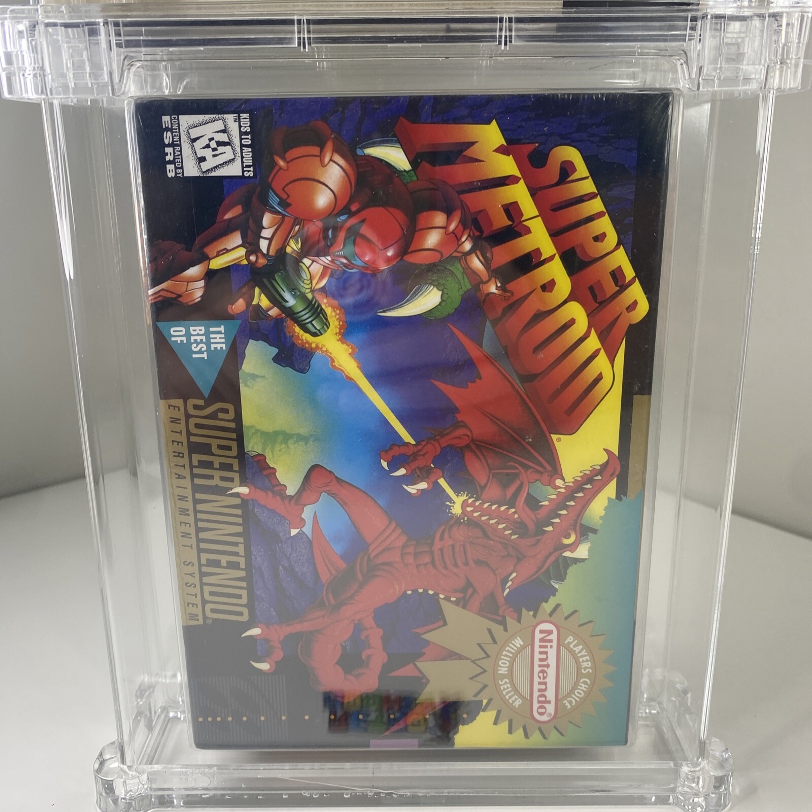Super Metroid Super Nintendo SNES Factory SEALED Collector VGA WATA ...