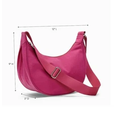 NEW Thirty One Sport Crossbody Purse Bag Hibiscus Pink