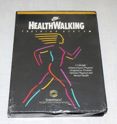 Nike HealthWalking Health Walking Training System - VHS - Sybervision 1988 NEW