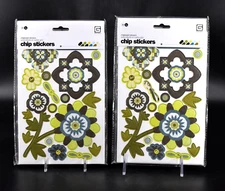 2 BasicGrey MARJOLAINE Designer Chip Stickers Chipboard 1 NEW & 1 USED READ