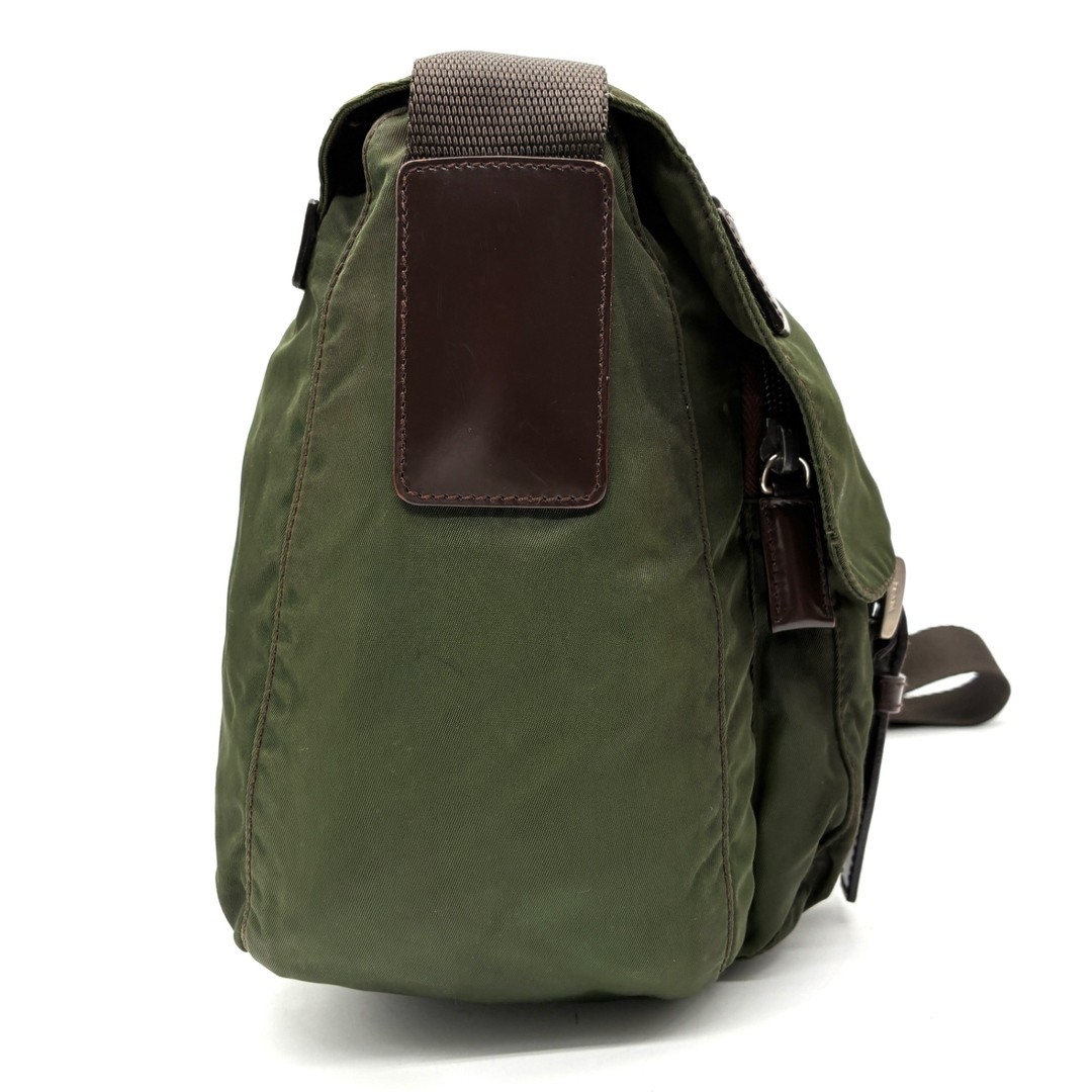 Authentic PRADA Shoulder Bag Triangular Logo Flap… - image 5