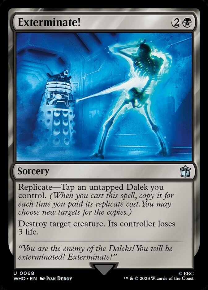 Exterminate! Universes Beyond: Doctor Who 68 MTG NM