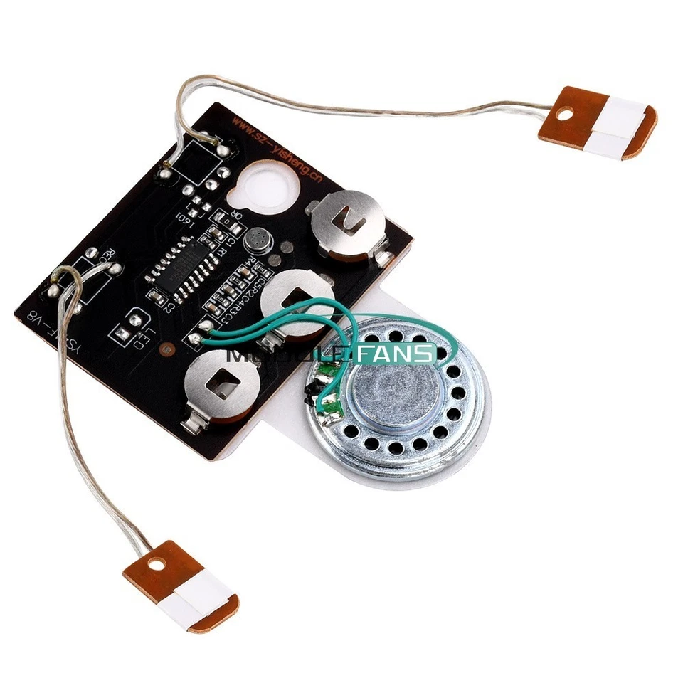 30s Recordable Voice Chip Sound Module Musical DIY Greeting Card Music Box Lot - Image 2 of 4