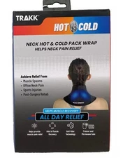 Trakk Neck Hot And Cold Pack Wrap For Neck Pain Relief - New in box